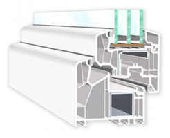 Kunststoffenster System Alphaline90